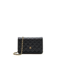 CHANEL CLASSIC WALLET ON CHAIN CAVIAR BLACK GHW