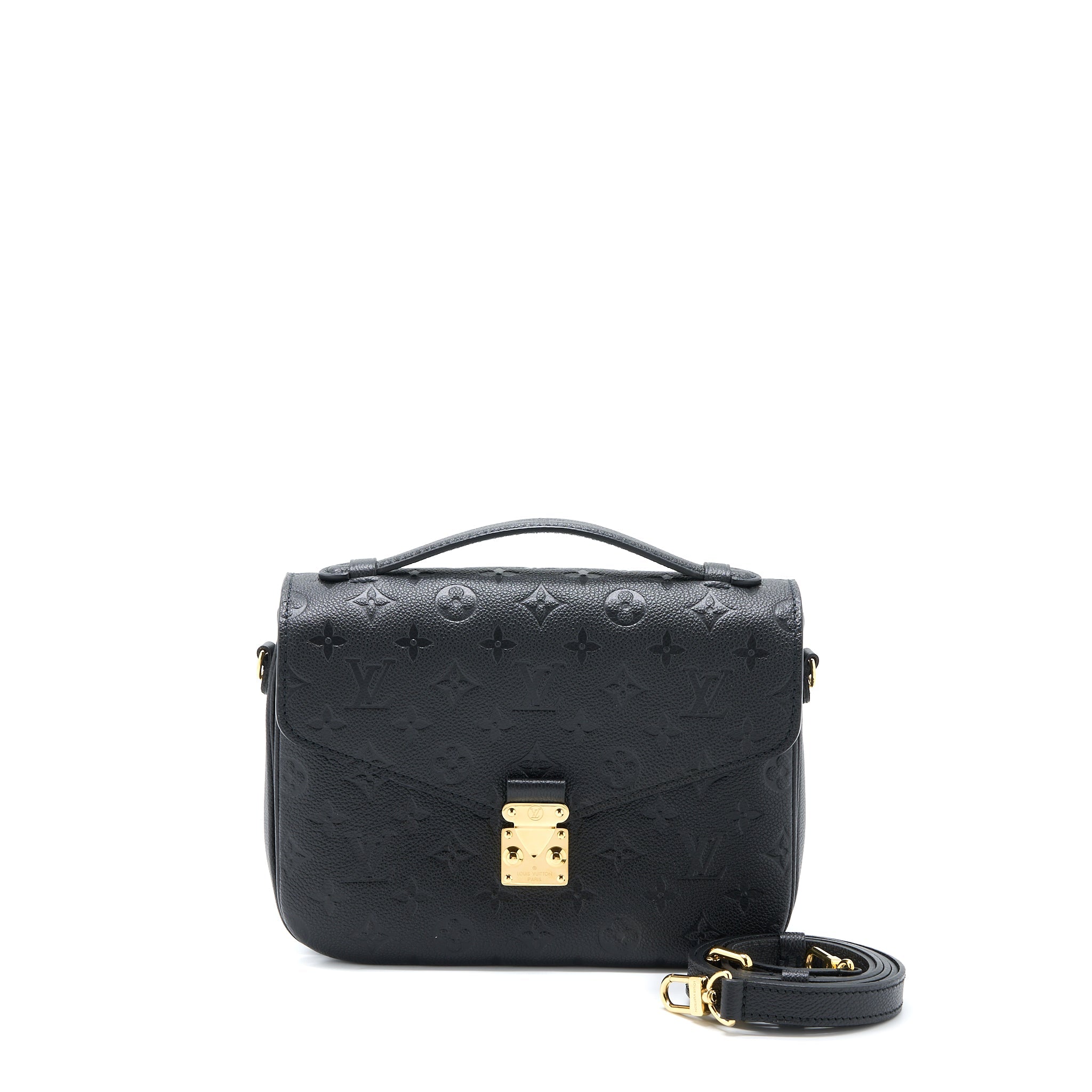 LOUIS VUITTON POCHETTE METIS MONOGRAM EMPREINTE BLACK GHW (NEW VERSION)