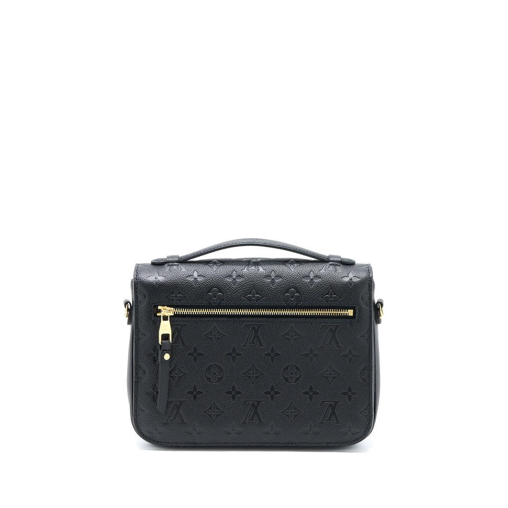 LOUIS VUITTON POCHETTE METIS MONOGRAM EMPREINTE BLACK GHW (NEW VERSION)