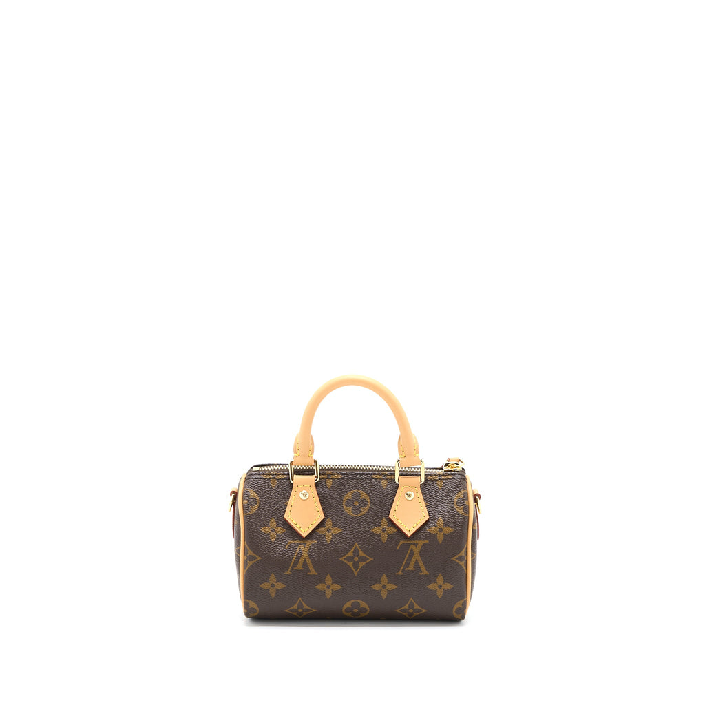 LOUIS VUITTON NANO SPEEDY MONOGRAM CANVAS GHW(NEW VERSION)
