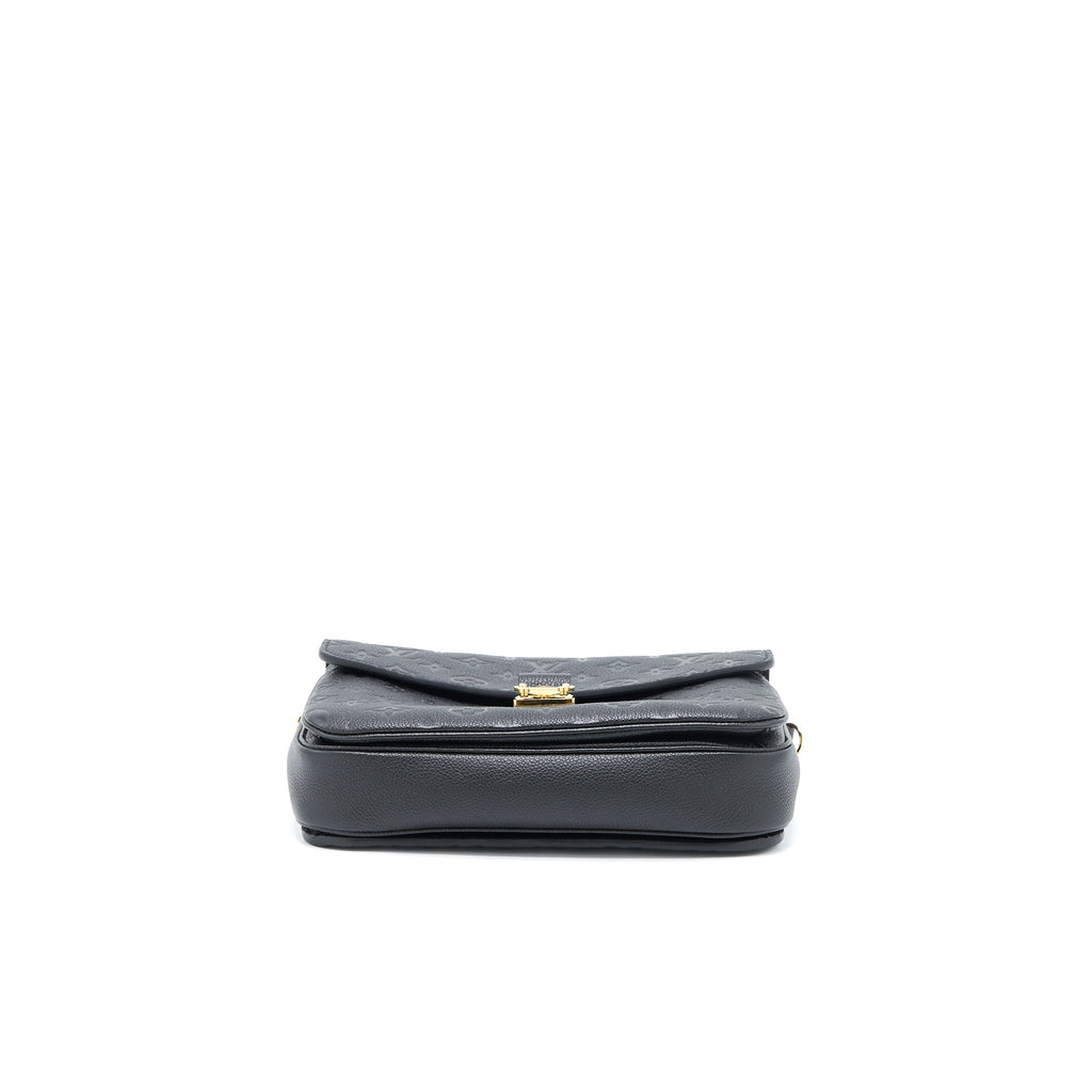 LOUIS VUITTON POCHETTE METIS MONOGRAM EMPREINTE BLACK GHW (NEW VERSION)