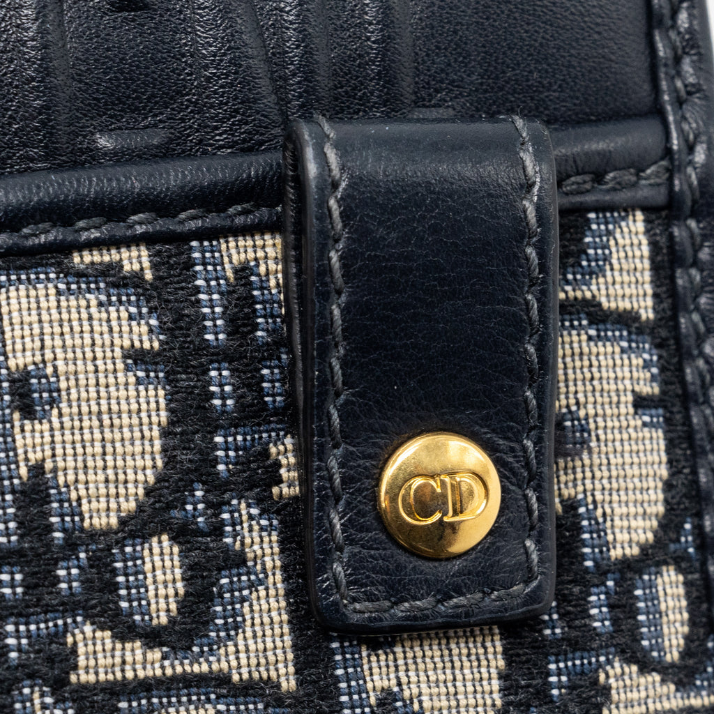 DIOR 2-IN-1 30 MONTAIGNE POUCH DIOR OBLIQUE JACQUARD BLUE GHW