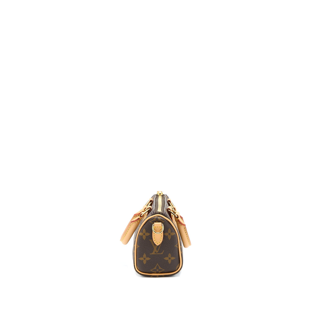 LOUIS VUITTON NANO SPEEDY MONOGRAM CANVAS GHW(NEW VERSION)
