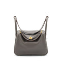 HERMES LINDY 26 EVERCOLOR 8F GRIS ETAIN GHW