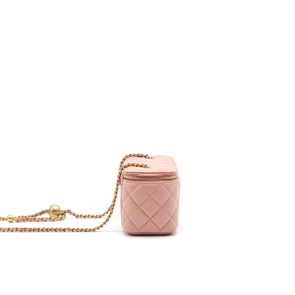CHANEL 21B DARK PINK PEARL CRUSH RECTANGULAR VANITY