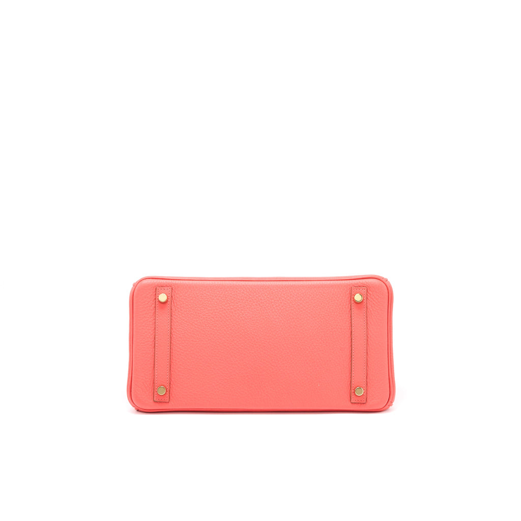 HERMES BIRKIN 30 CLEMENCE T5 ROSE JAIPUR GHW