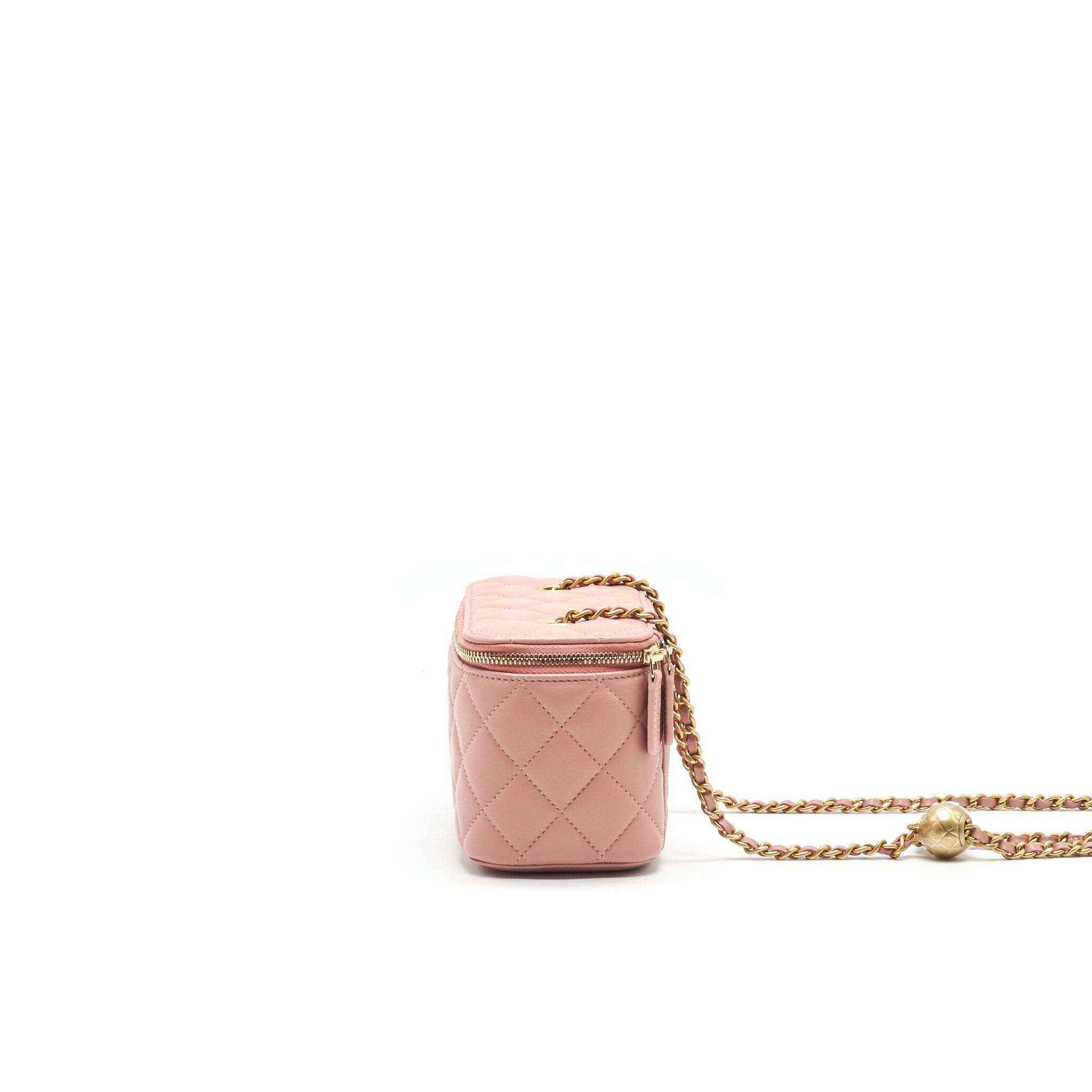 CHANEL 21B DARK PINK PEARL CRUSH RECTANGULAR VANITY