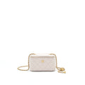 CHANEL PEARL CRUSH LONG VANITY ON CHAIN LAMBSKIN LIGHT PURPLE GHW