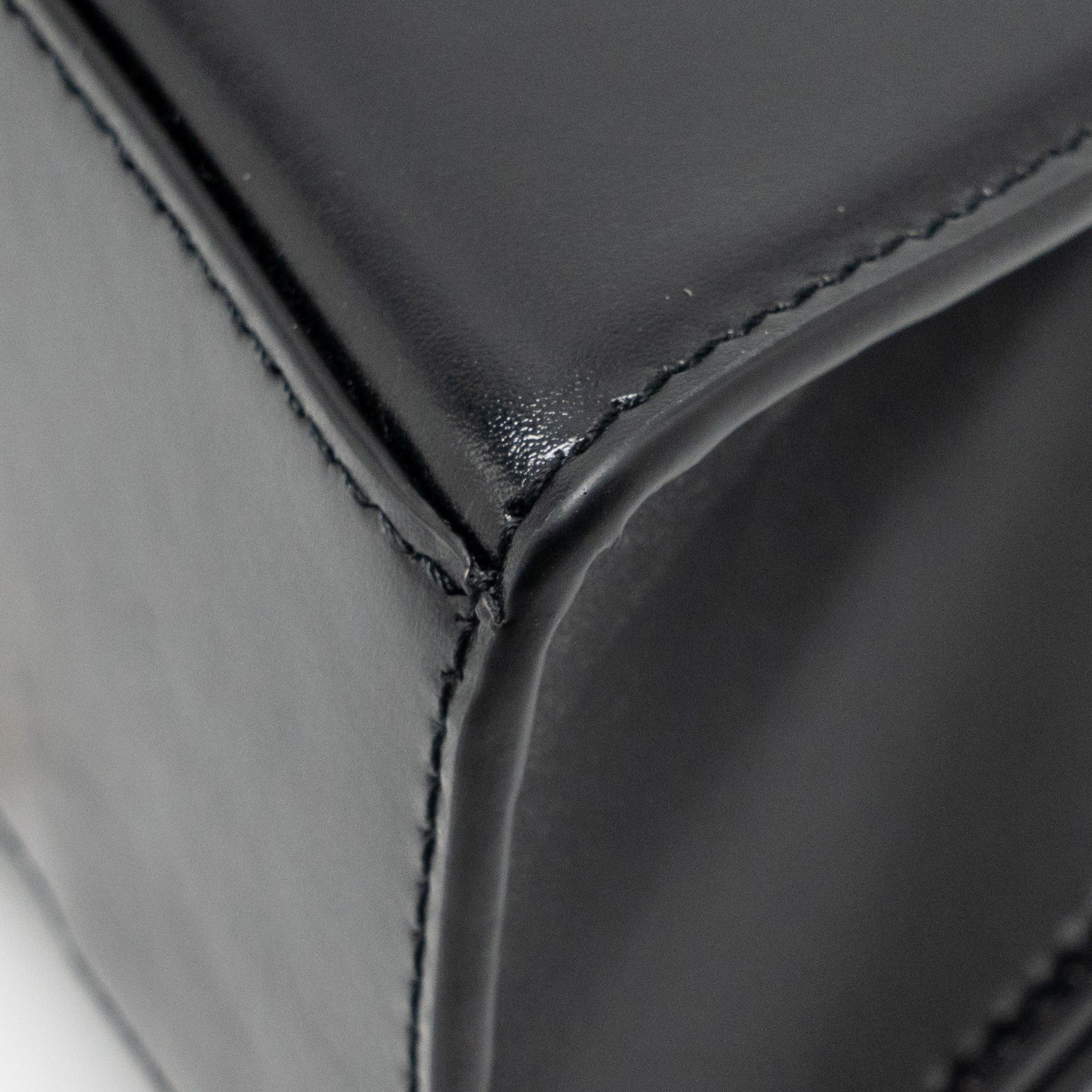 BALENCIAGA HOURGLASS BAG XS CALFSKIN BLACK GHW