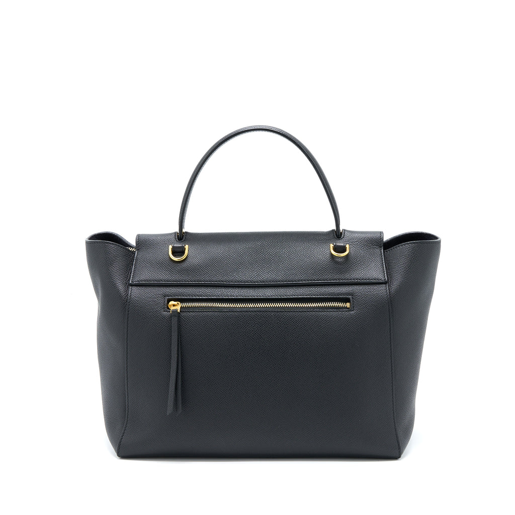 CELINE MINI BELT BAG GRAINED CALFSKIN BLACK GHW