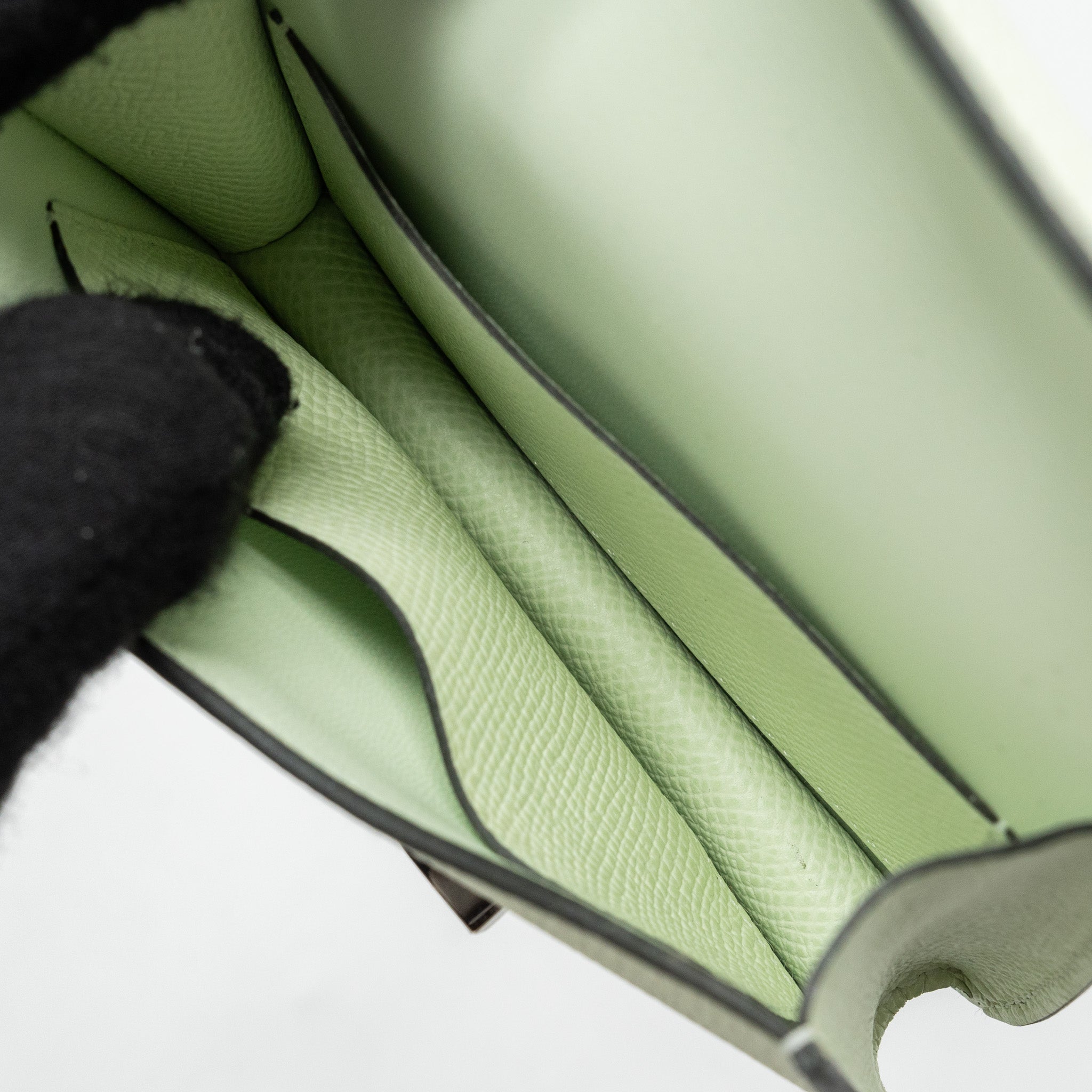 HERMES CONSTANCE SLIM EPSOM VERT FIZZ SHW
