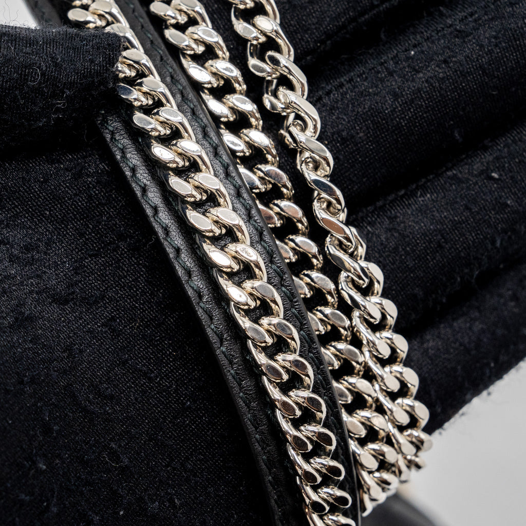 DIOR MINI LADY DIOR LAMBSKIN BLACK SHW