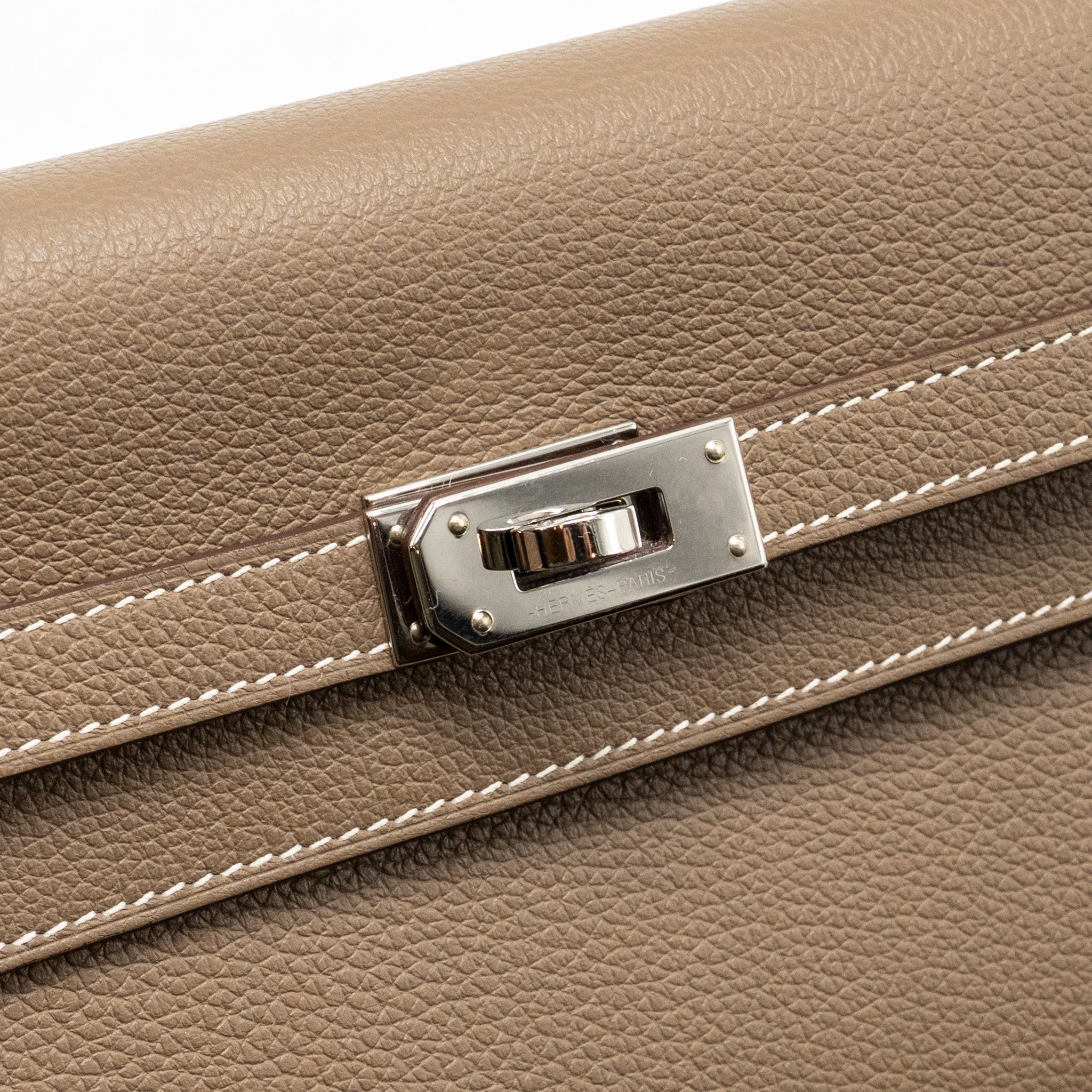 HERMES KELLY TO GO EVERCOLOR ETOUPE SHW
