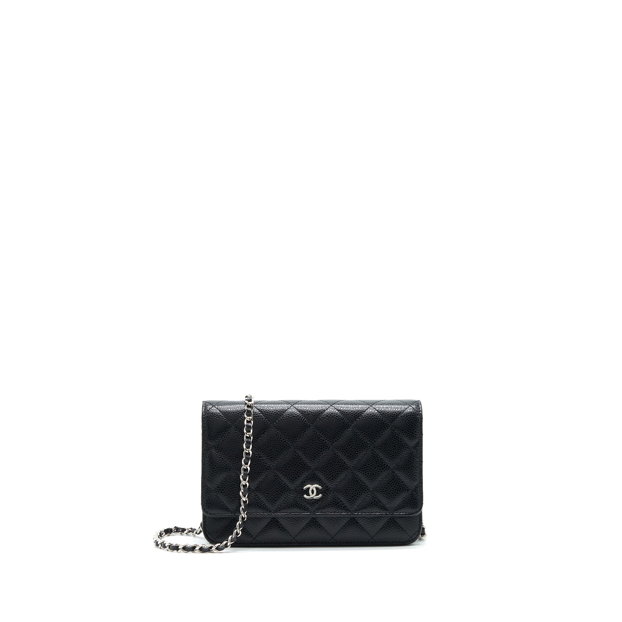 CHANEL WALLET ON CHAIN WOC IN CAVIAR SHW