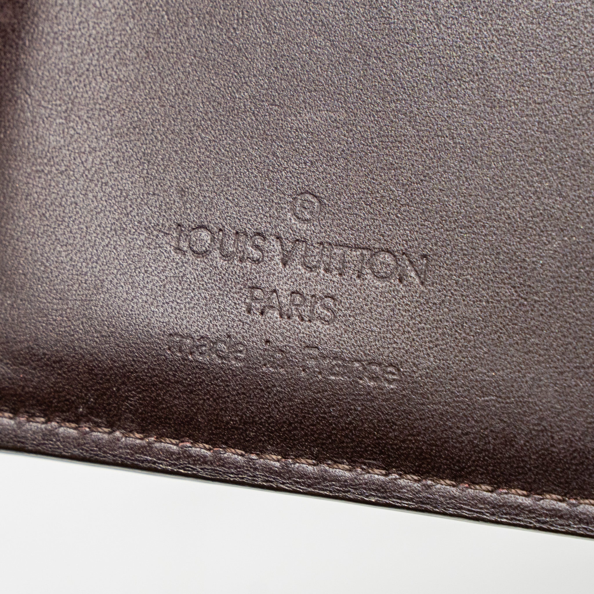 LOUIS VUITTON PORTEFEUILLE VIENNOIS PURSE WALLET MONOGRAM VERNIS AMARANTE GHW