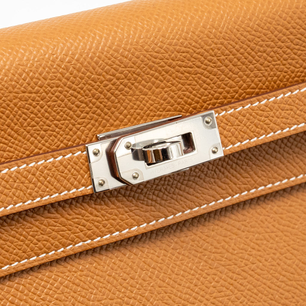 HERMES KELLY TO GO EPSOM GOLD SHW