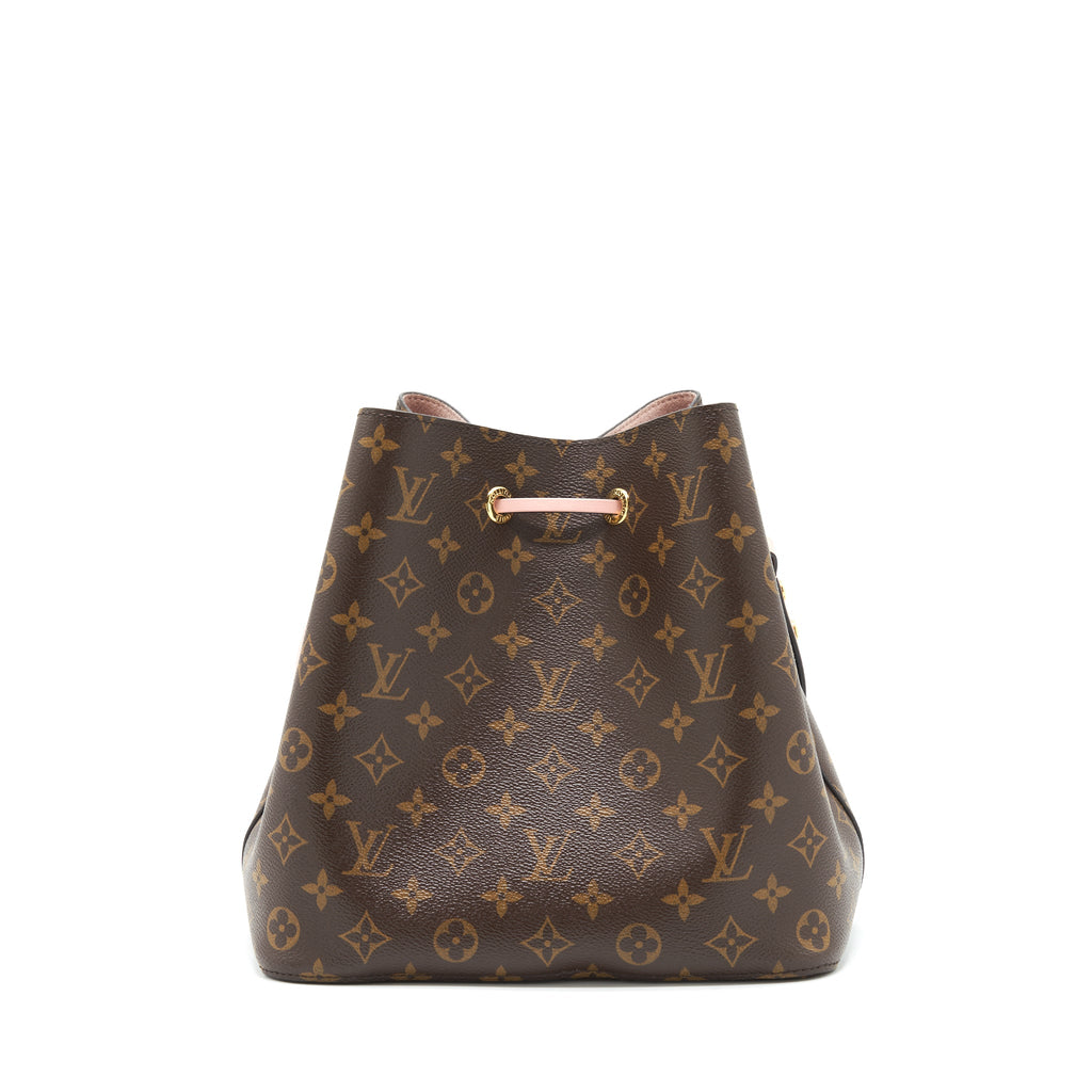 LOUIS VUITTON NEONOE MONOGRAM CANVAS PINK STRAP YEAR 2017