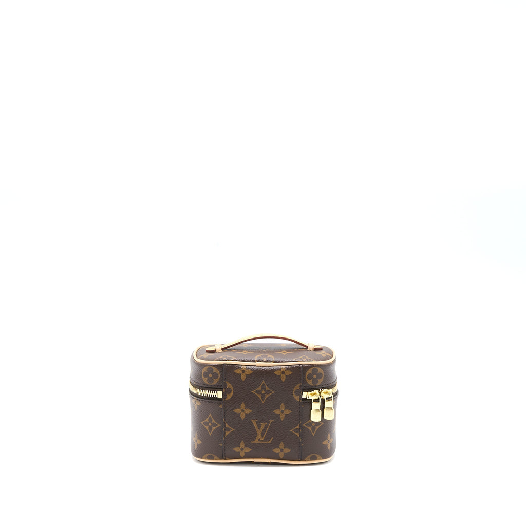 LOUIS VUITTON NICE NANO MONOGRAM CANVAS GHW