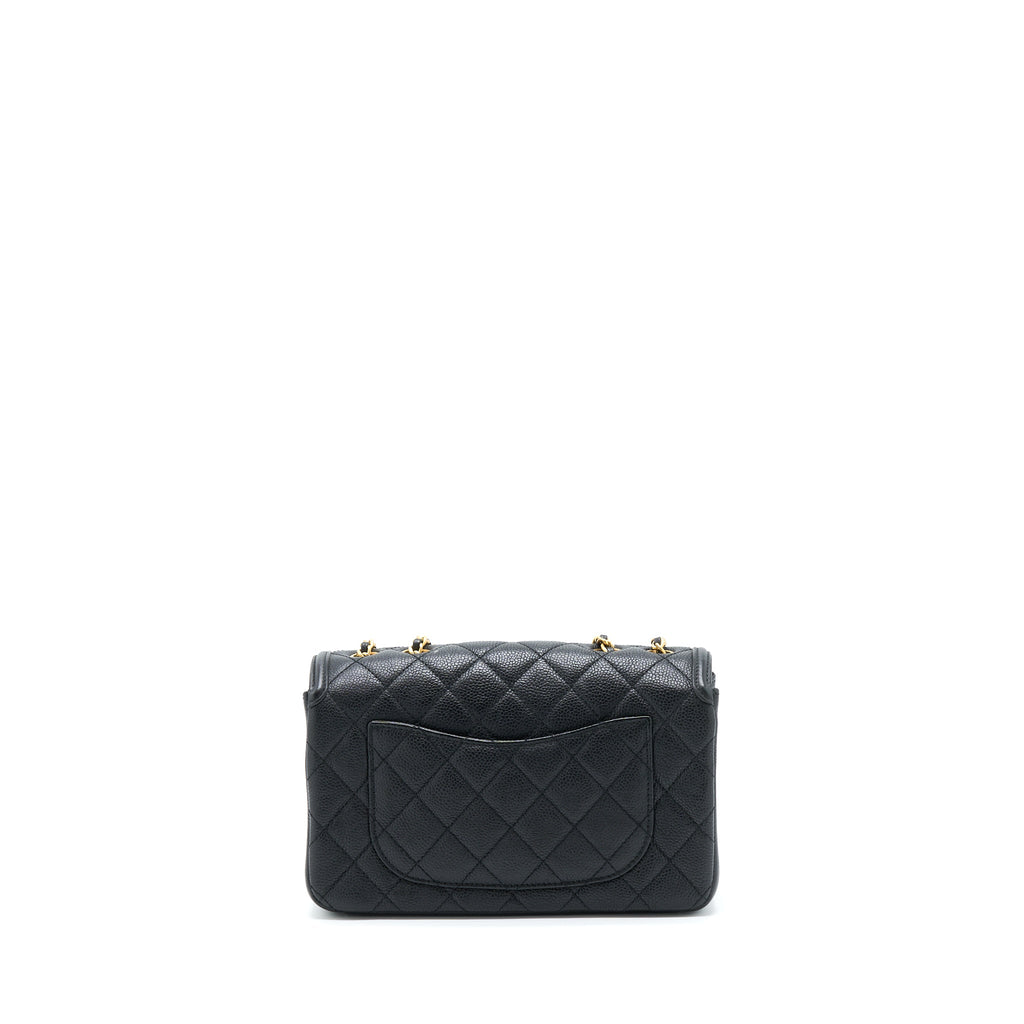 CHANEL FILIGREE FLAP BAG CAVIAR BLACK GHW