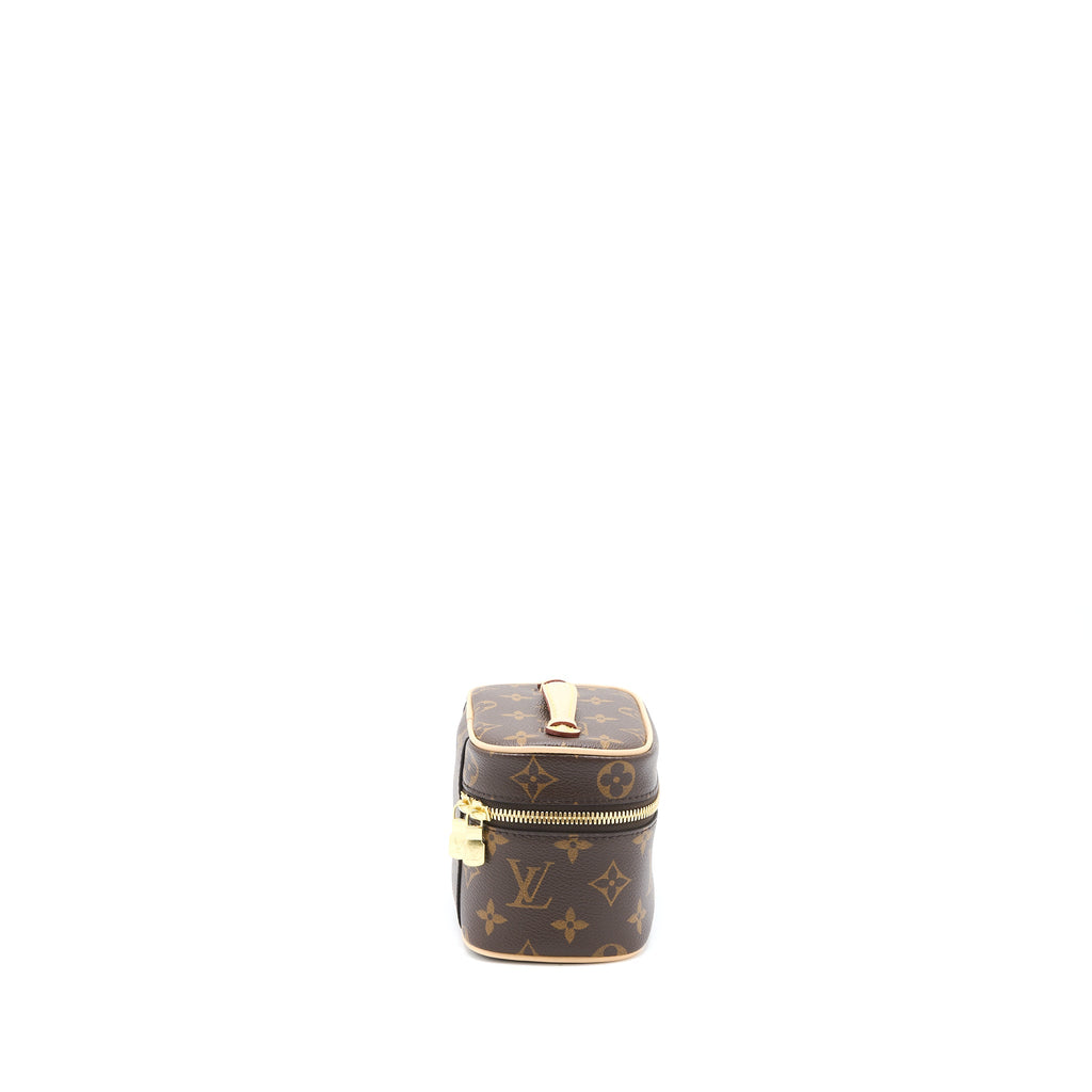LOUIS VUITTON NICE NANO MONOGRAM CANVAS GHW