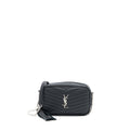 SAINT LAURENT/YSL MINI LOU BAG CALFSKIN BLACK SHW