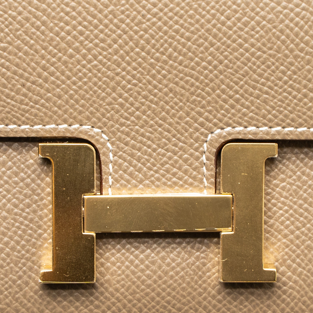 HERMES CONSTANCE SLIM EPSOM ETOUPE GHW