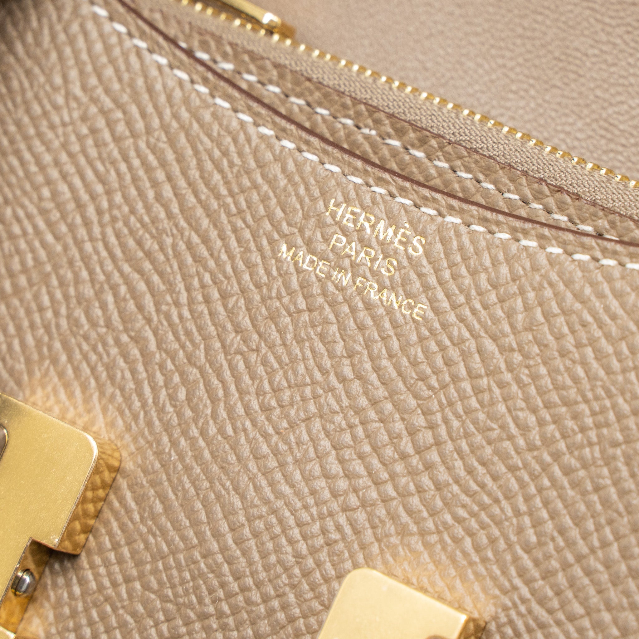 HERMES CONSTANCE SLIM EPSOM ETOUPE GHW