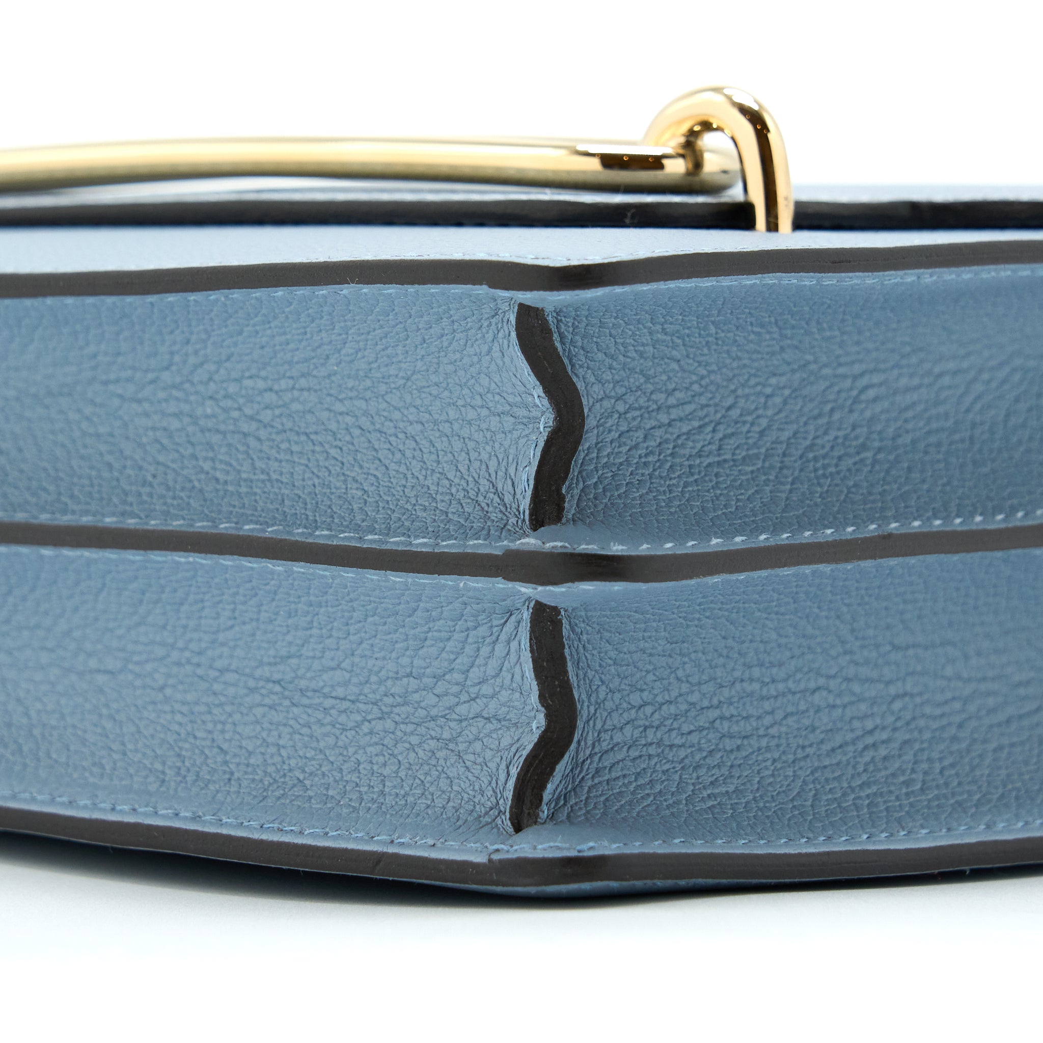 HERMES MINI ROULIS EVERCOLOR BLEU LIN GHW