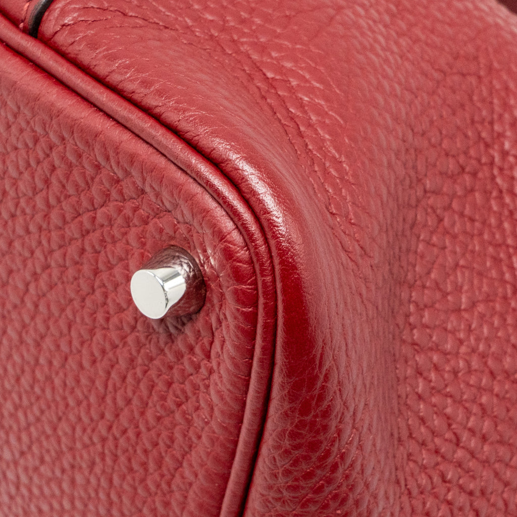 HERMES PICOTIN 18 LOCK BAG CLEMENCE K1 ROUGE GRENAT SHW