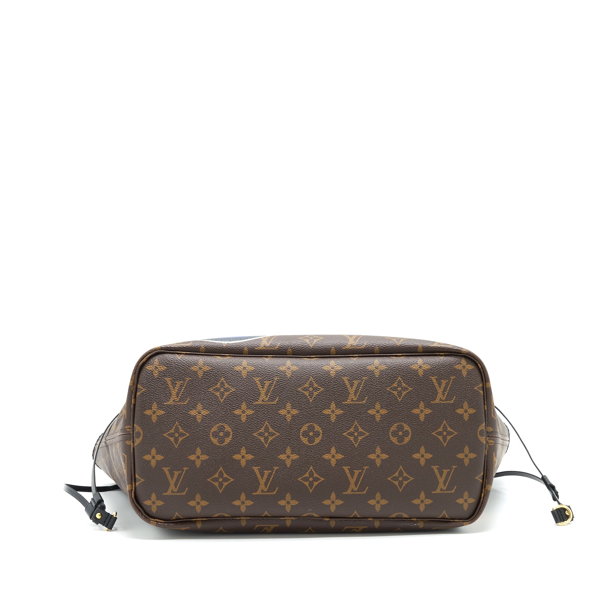 LOUIS VUITTON NEVERFULL MM MY LV WORLD TOUR MONOGRAM CANVAS/ BLACK