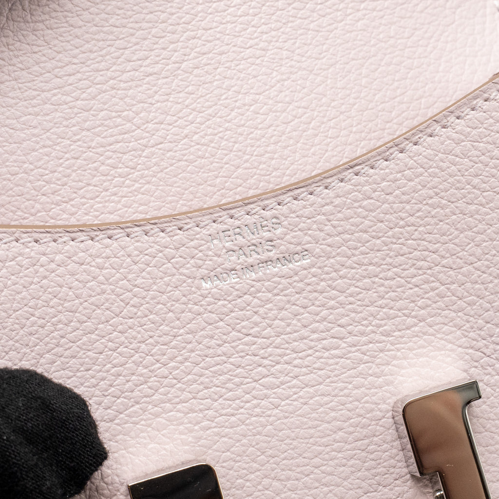 HERMES CONSTANCE SLIM EVERCOLOR MAUVE PALE SHW