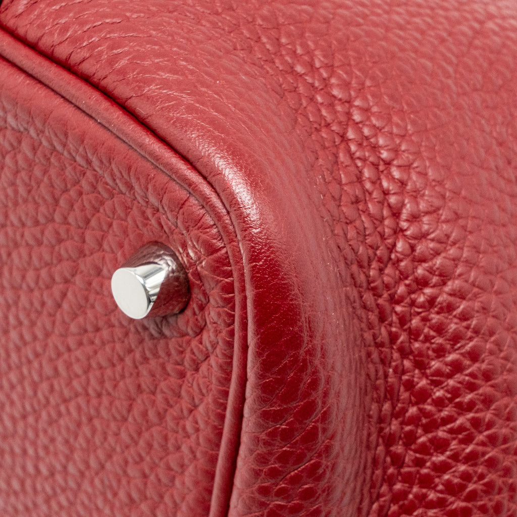 HERMES PICOTIN 18 LOCK BAG CLEMENCE K1 ROUGE GRENAT SHW