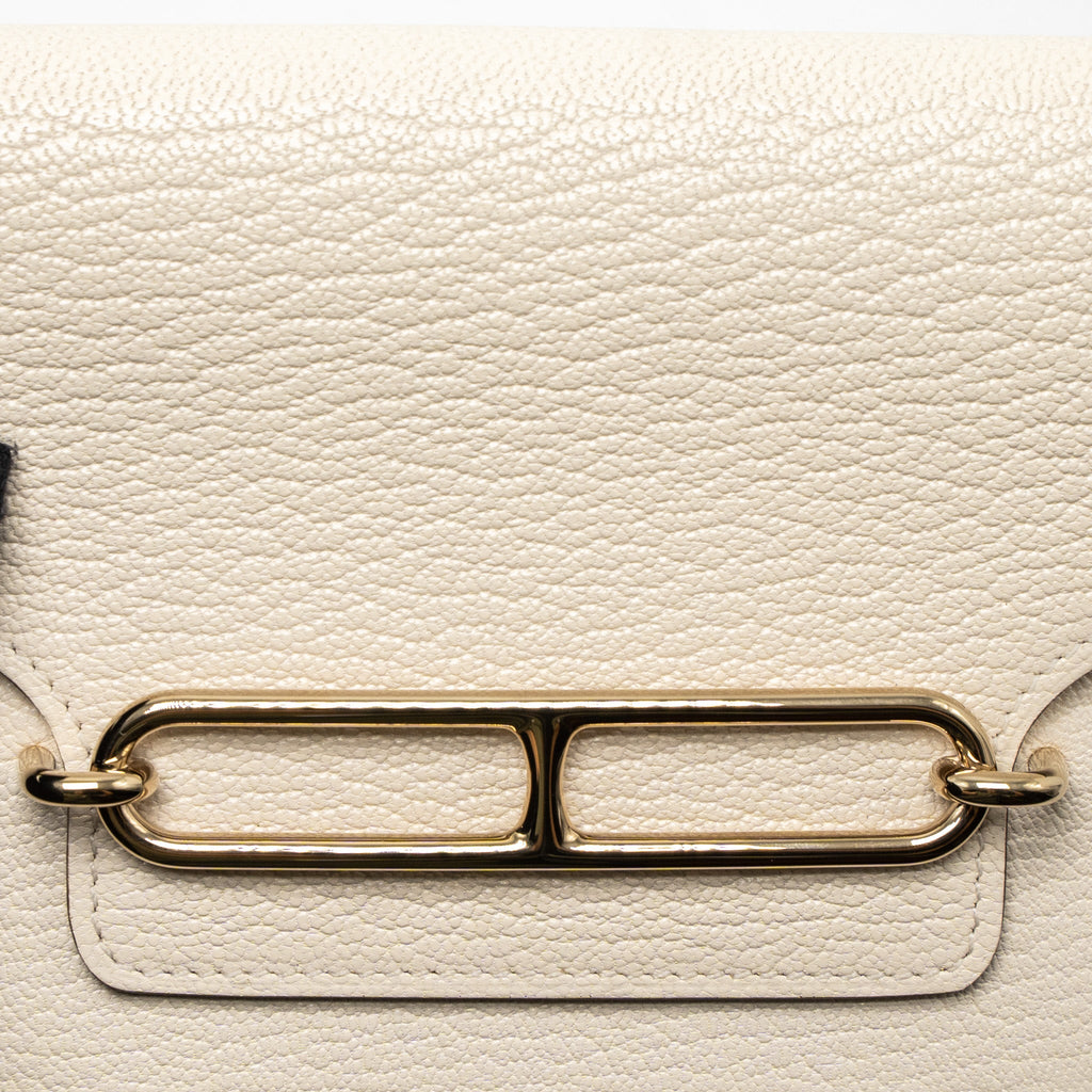 HERMES ROULIS SLIM CHEVRE MYSORE NATA LGHW