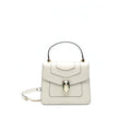BVLGARI SERPENTI FOREVER CROSSBODY BAG WITH HANDLE WHITE