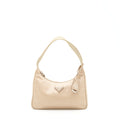 PRADA RE-NYLON RE-EDITION 2000 MINI BAG BEIGE SHW
