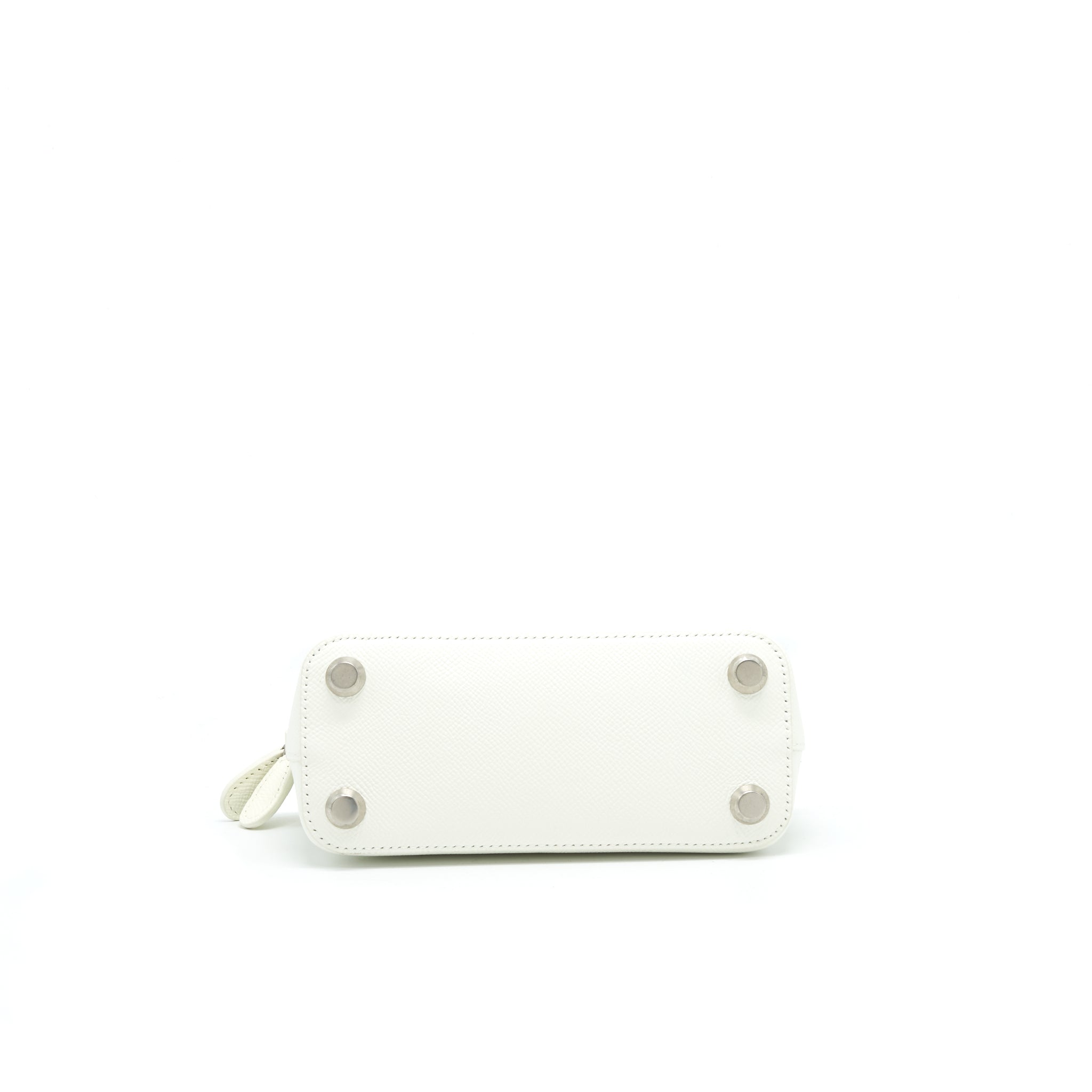 BALENCIAGA VILLE TOP HANDLE TOP HANDLE TOTE XXS WHITE