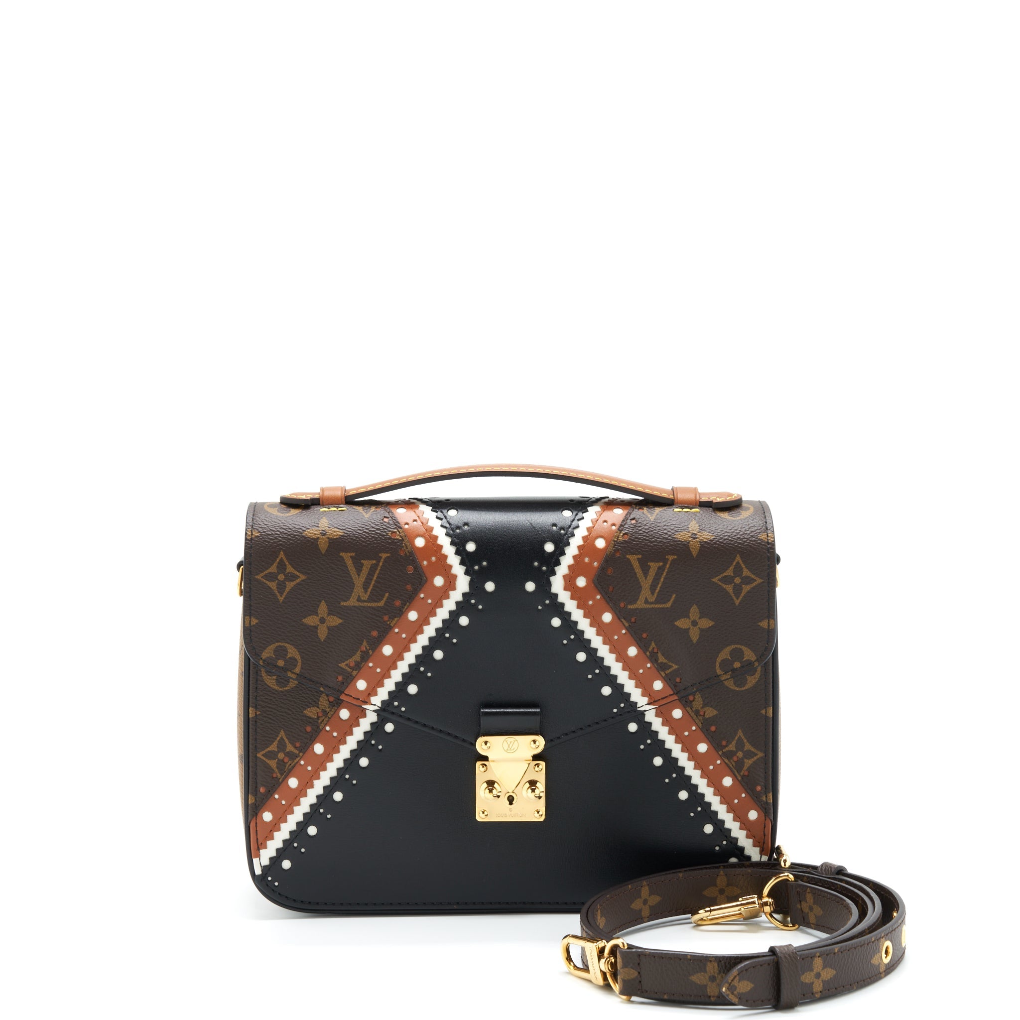 LOUIS VUITTON POCHETTE MÉTIS LIMITED EDITION BROGUE GHW