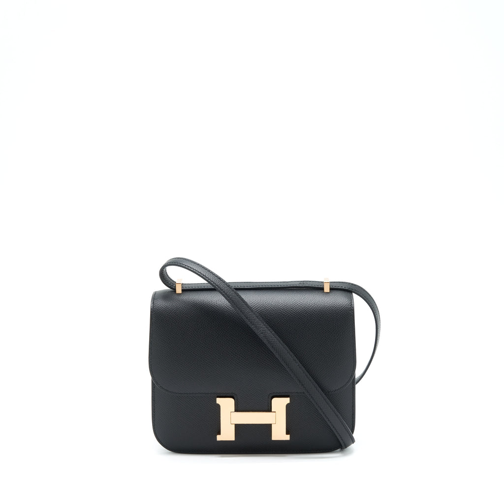 HERMES CONSTANCE MINI EPSOM BLACK RGHW
