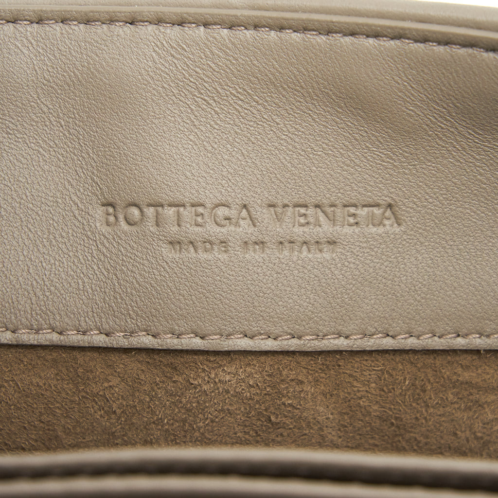 BOTTEGA VENETA BABY OLYMPIA BAG GREY GHW
