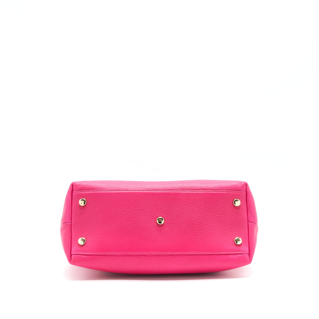 CHRISTIAN DIOR GRANVILLE BAG IN HOT PINK LEATHER GHW