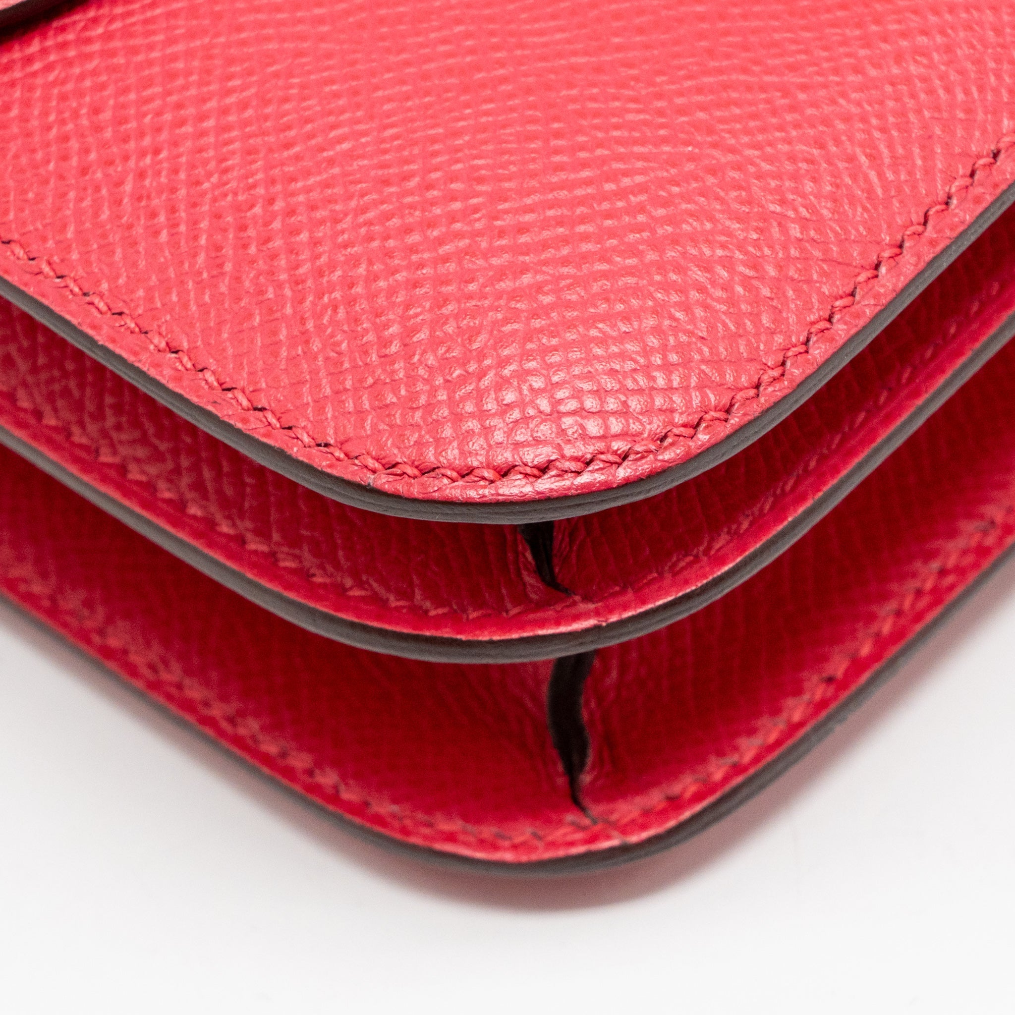 HERMES MINI CONSTANCE EPSOM ROSE EXTREME GHW
