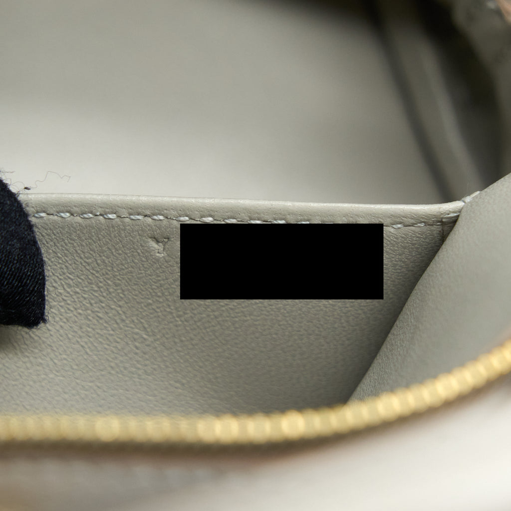 HERMES MINI BOLIDE EVERCOLOR GRIS PEARL GHW