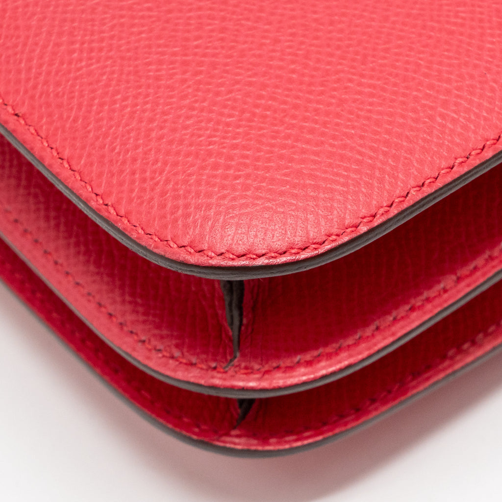 HERMES MINI CONSTANCE EPSOM ROSE EXTREME GHW