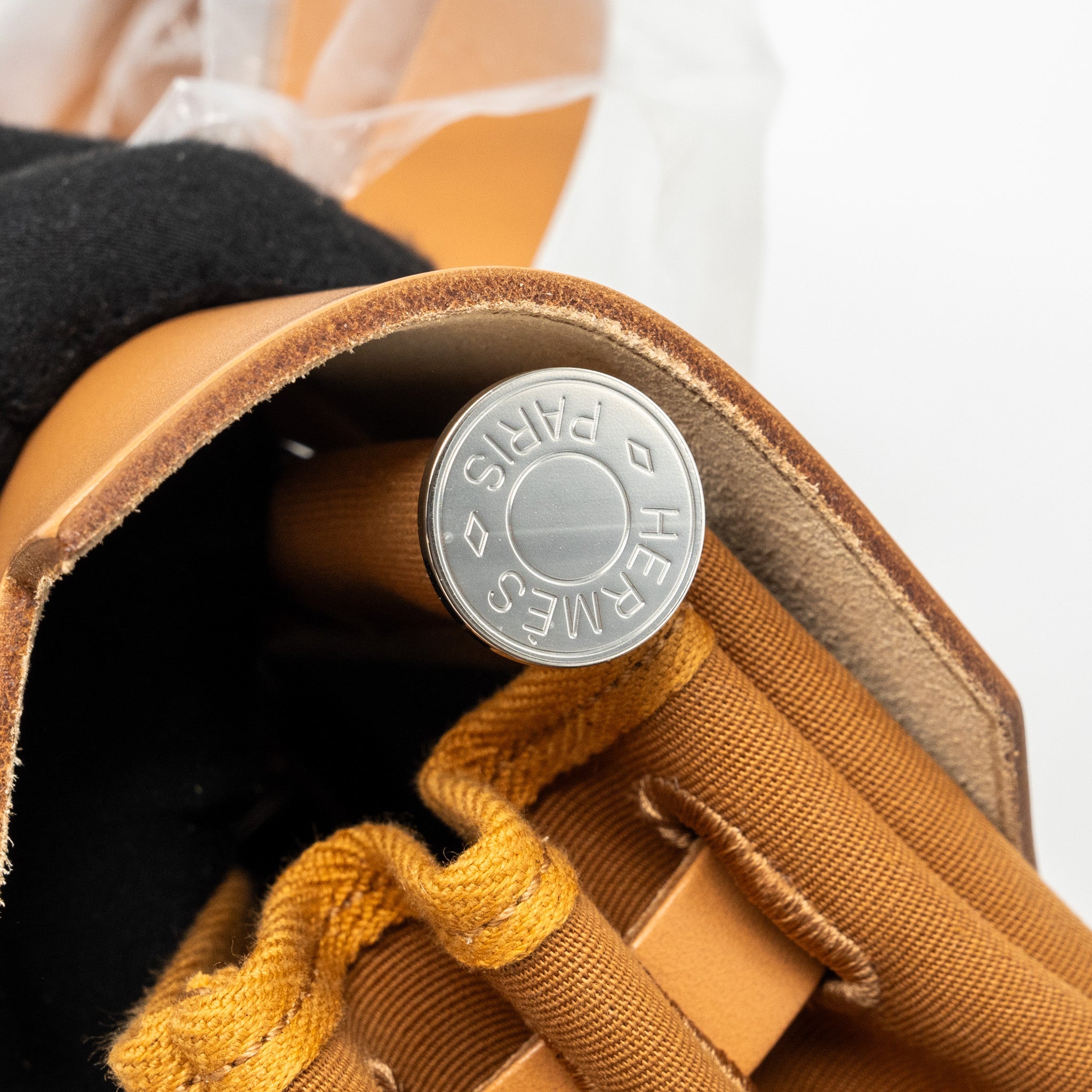HERMES HERBAG 31 ZIP BAG CANVAS/VACHE HUNTER NATURAL SHW