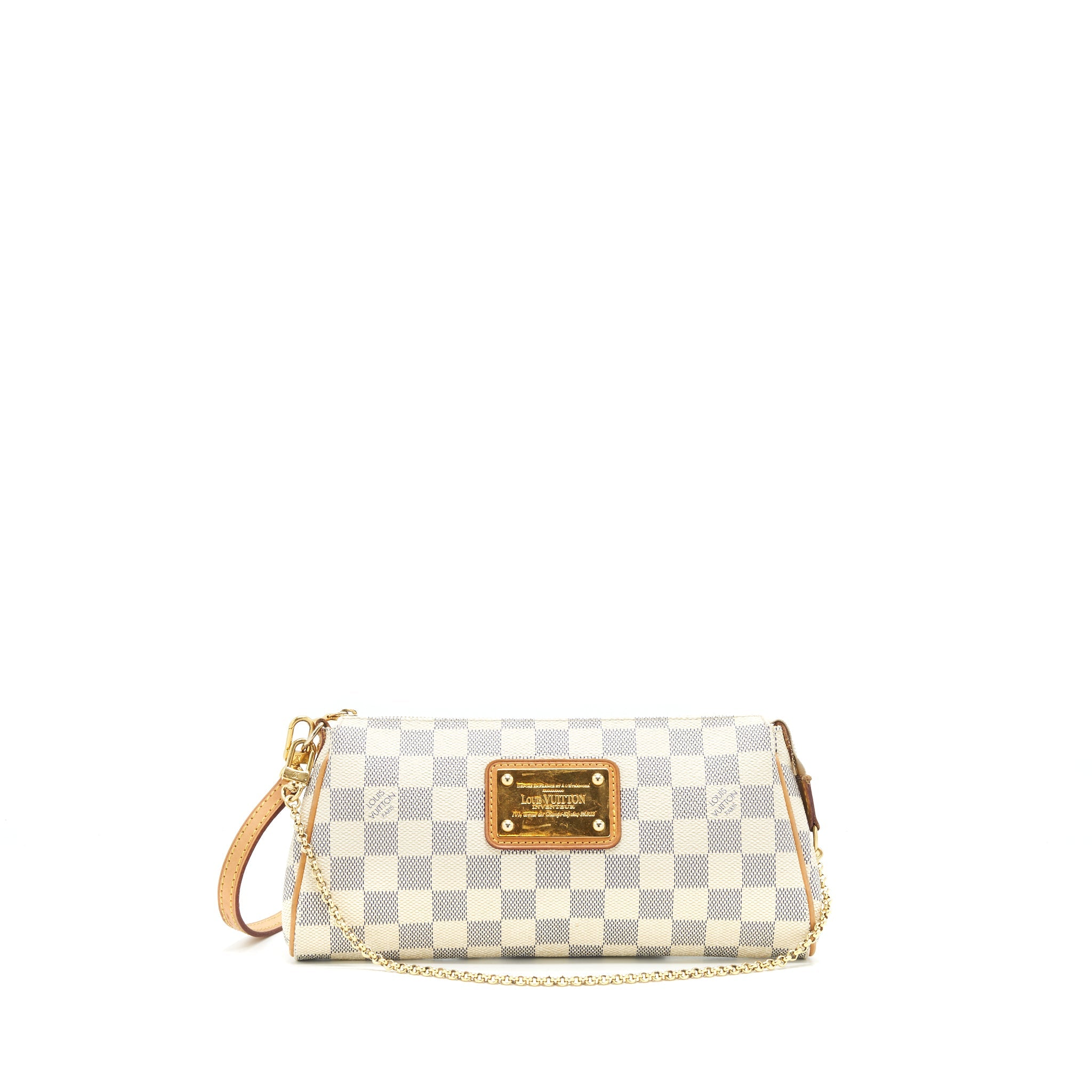 LOUIS VUITTON EVA CROSSBODY BAG IN DAMIER AZUR