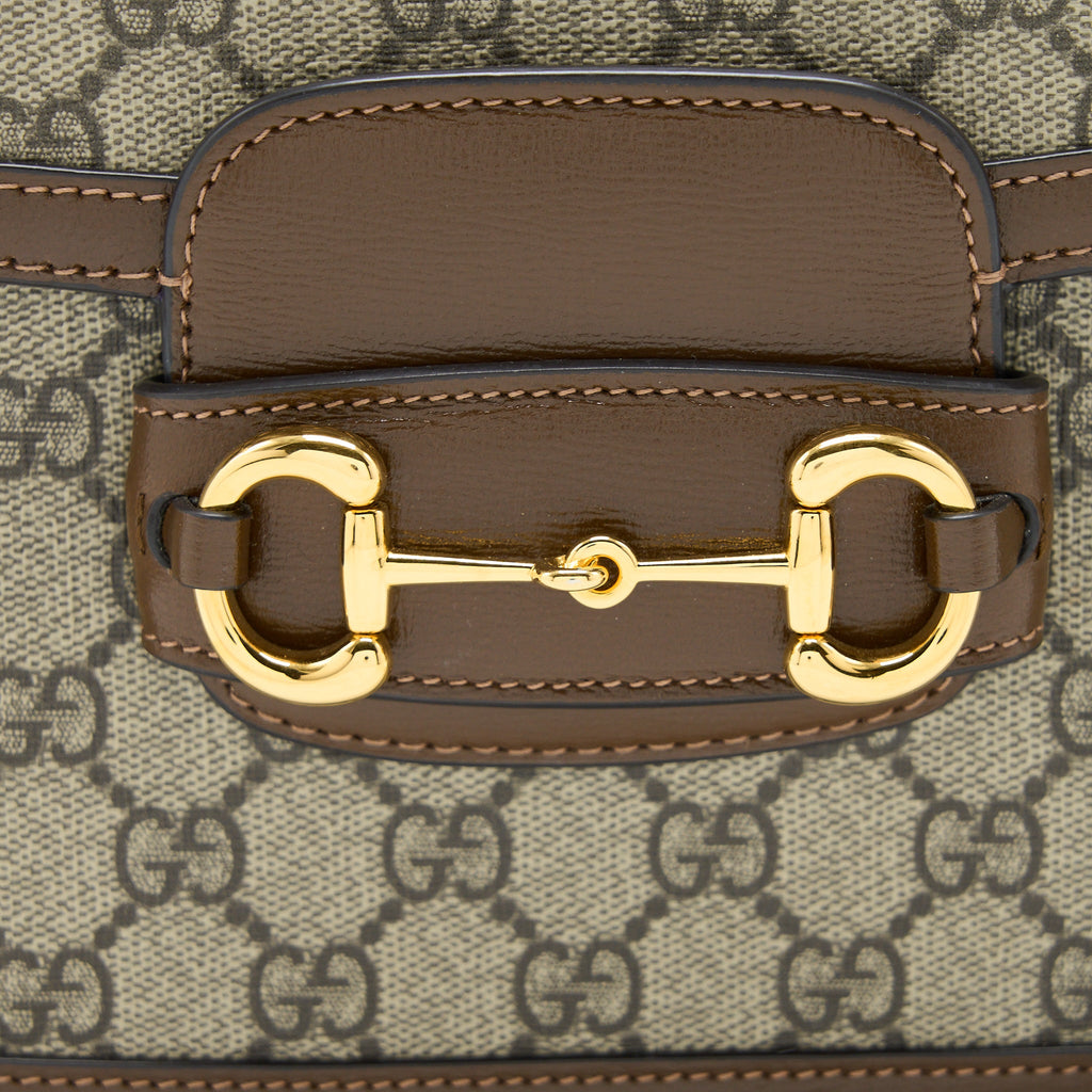 GUCCI HORSEBIT 1955 BAG GG SUPREME CANVAS GHW