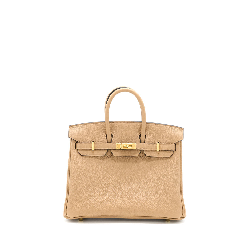 HERMES BIRKIN 25 TOGO 0M CHAI GHW