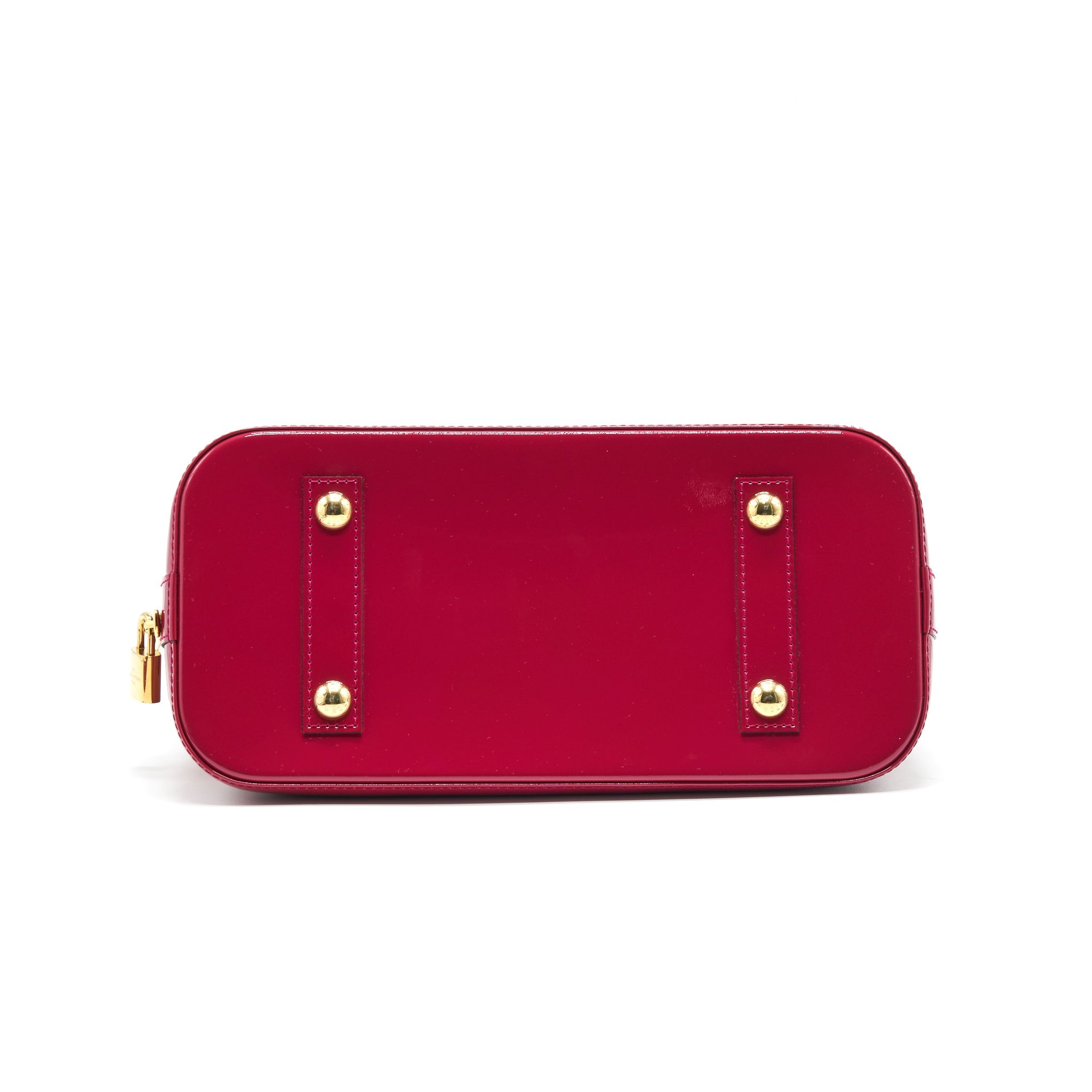 LOUIS VUITTON ALMA PM PATENT LEATHER INDIAN ROSE