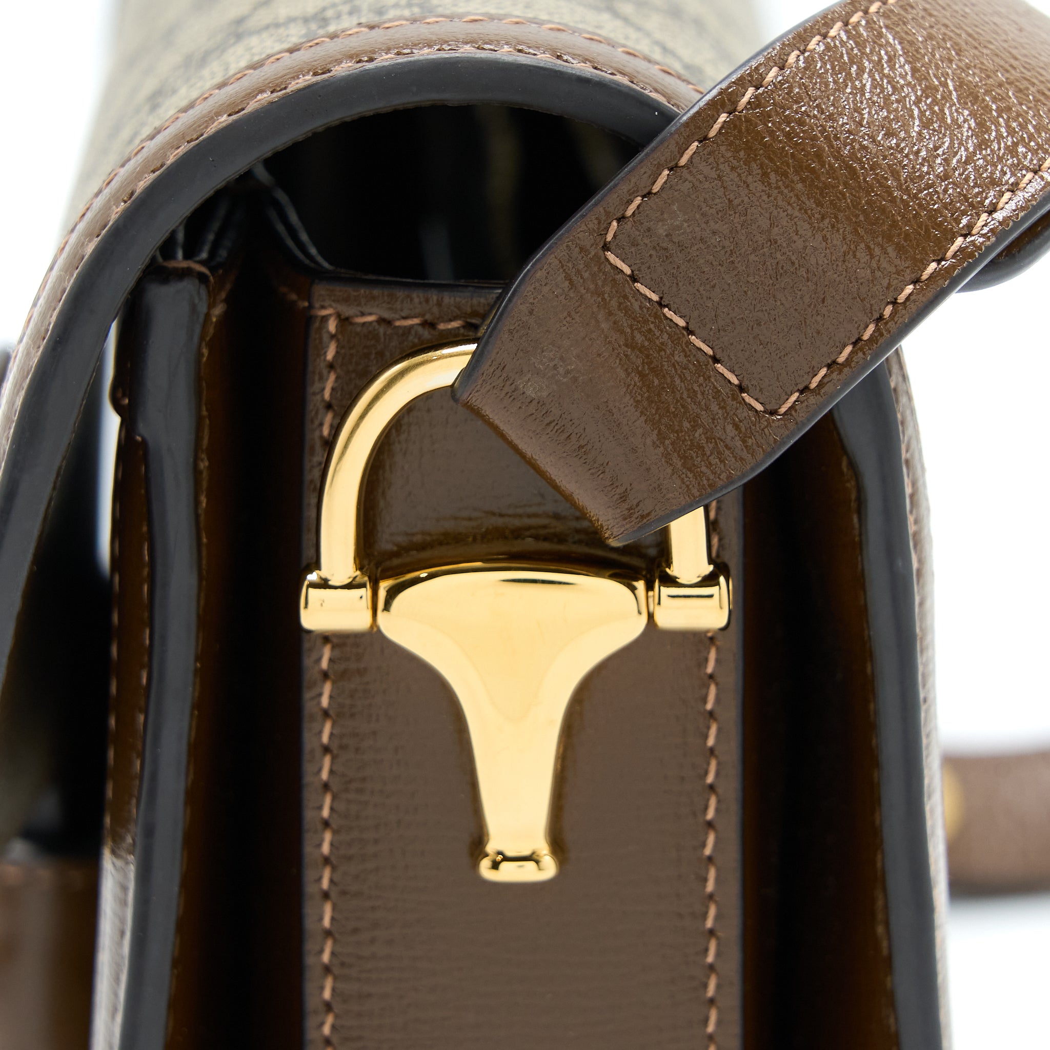 GUCCI HORSEBIT 1955 BAG GG SUPREME CANVAS GHW