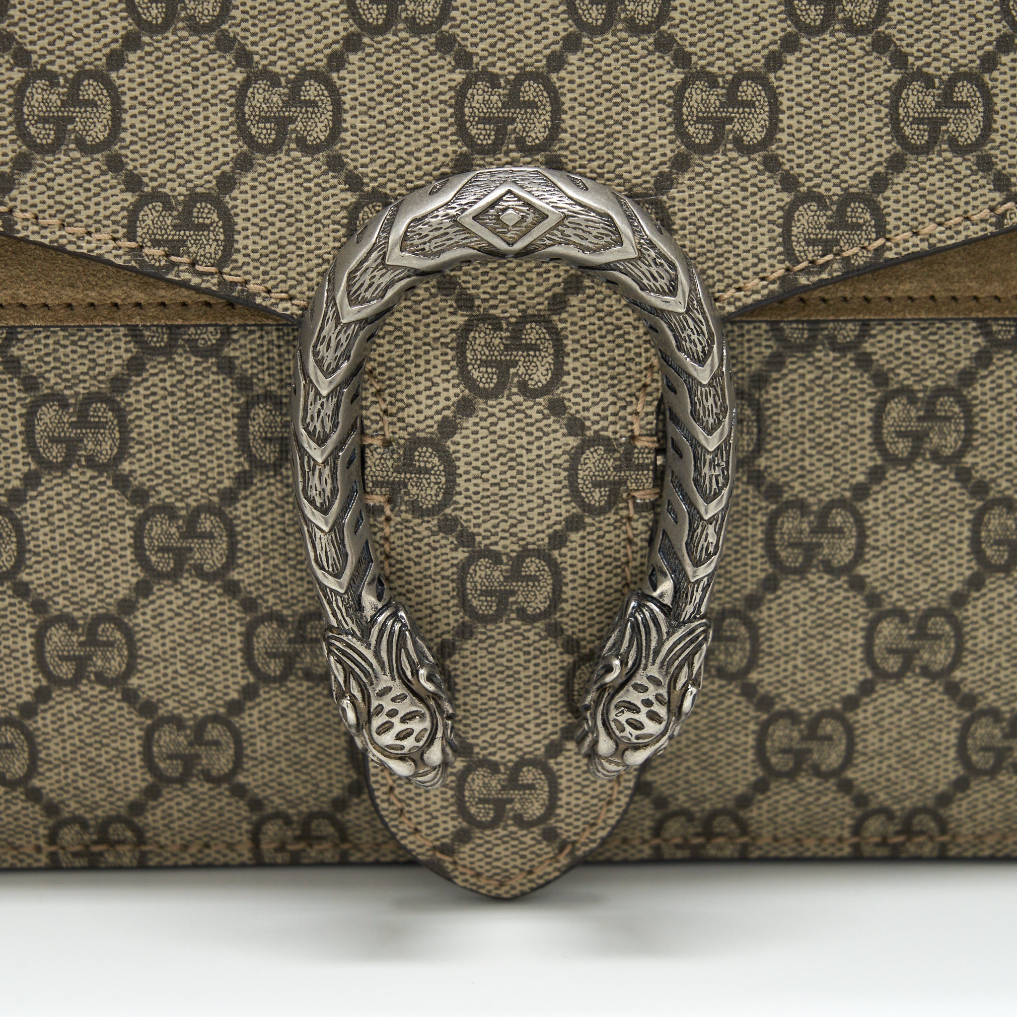 GUCCI DIONYSUS GG SHOULDER BAG GG SUPREME / BEIGE SHW